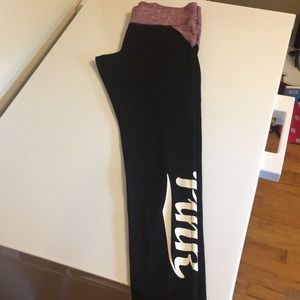 PINK/VS yoga joggers